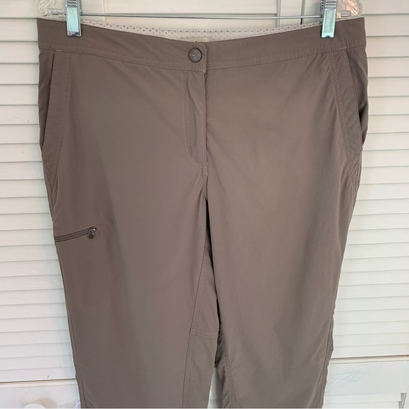 L.L.Bean Women’s Size 12 Comfort Trail Pants Ash Brown Mid-Rise Straight-Leg - Picture 8 of 16